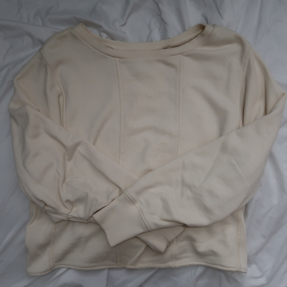 7 For All Mankind Cropped Sweater